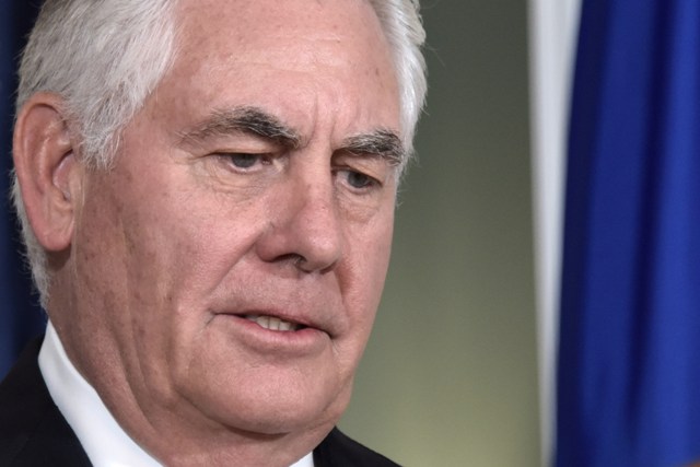 Rex Tillerson, secretario de Estado de Estados Unidos