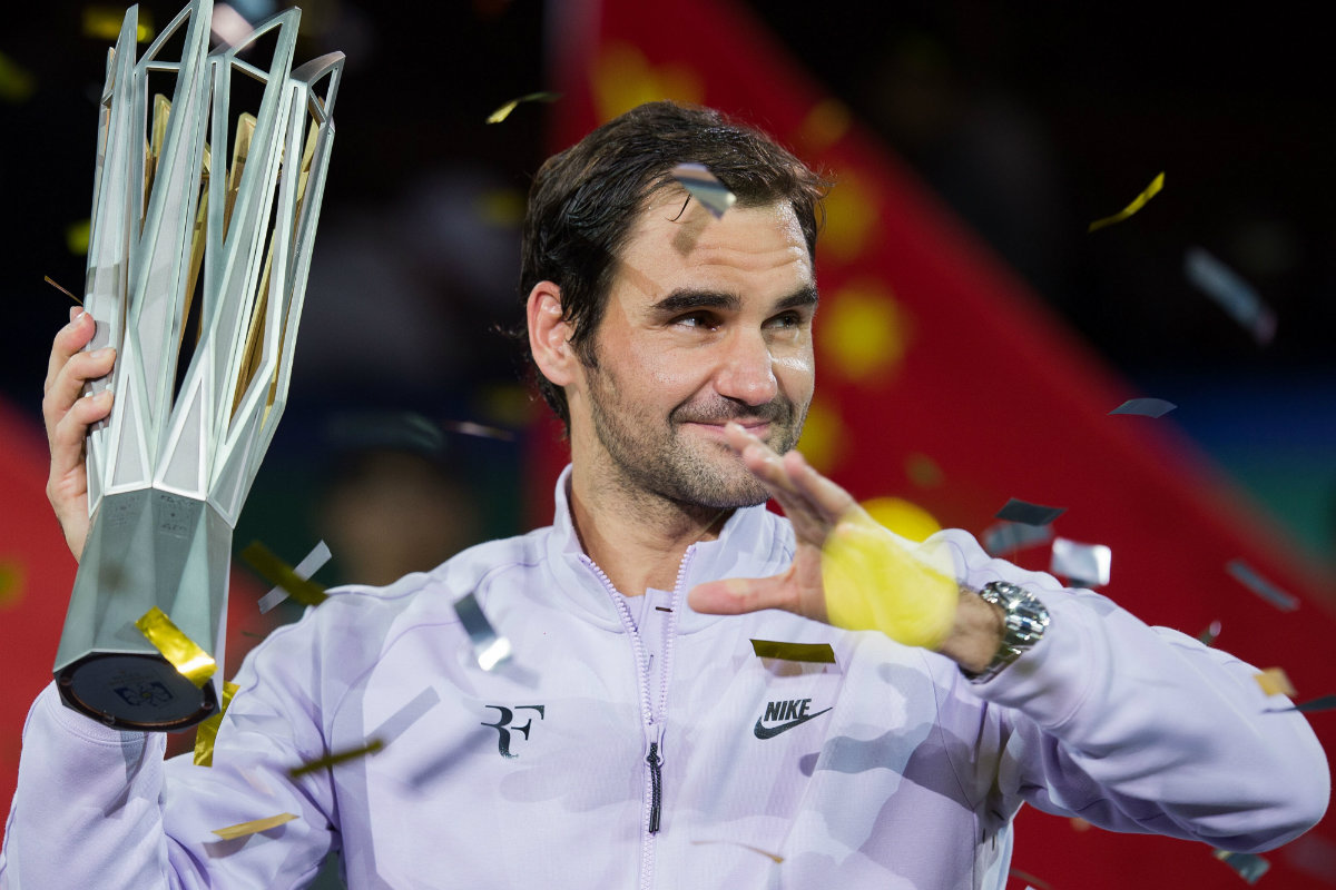 Roger Federer venció a Rafael Nadal en Shanghái
