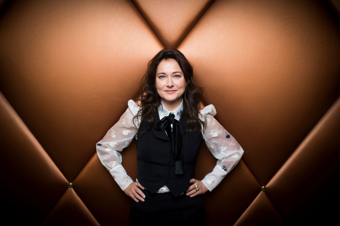 La actriz danesa Sidse Babett Knudsen es la madrina del festival Canneseries.