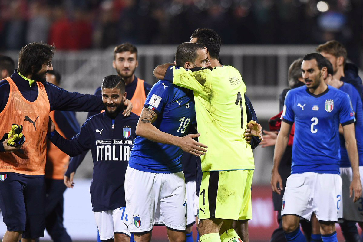 Italia es una de las selecciones que serán cabezas de serie en las eliminatorias de repesca rumbo a Rusia 2018