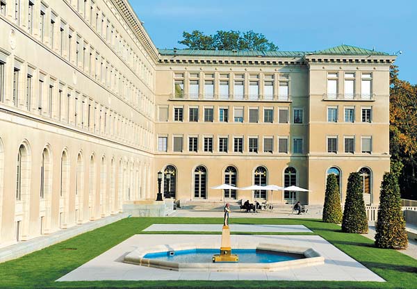 Edificio de la institución, cuya sede es Ginebra, Suiza.