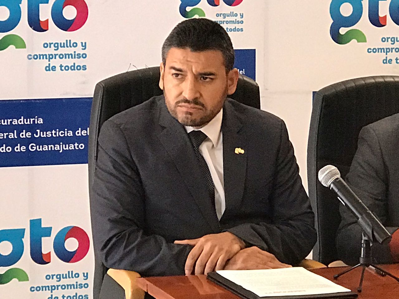 El procurador realizó una rueda de prensa. 