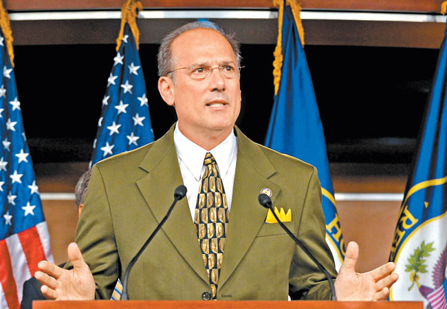 Tom Marino, durante una conferencia de prensa el 23 de septiembre de 2011, en el Capitolio, en Washington. 