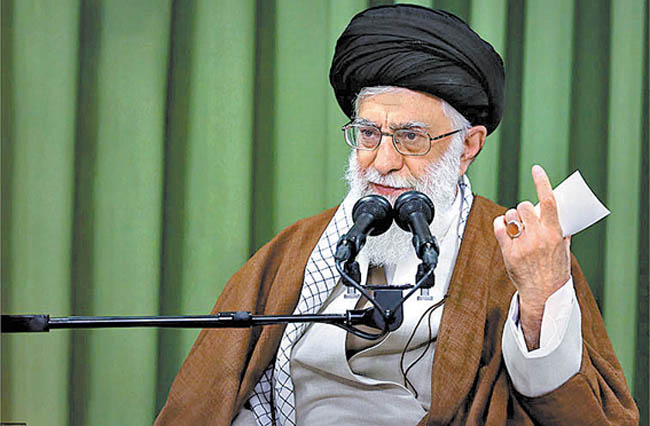 El ayatola Hamenei. 