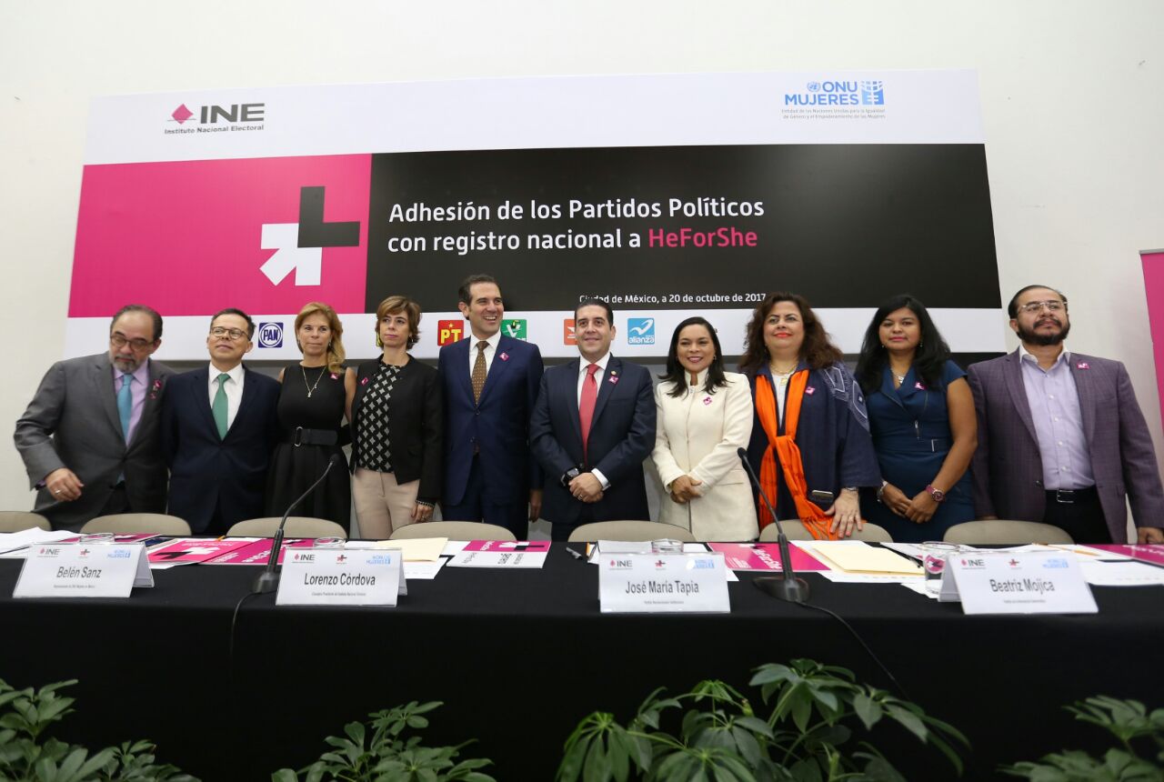 Los partidos se comprometieron a combatir la violencia de género.