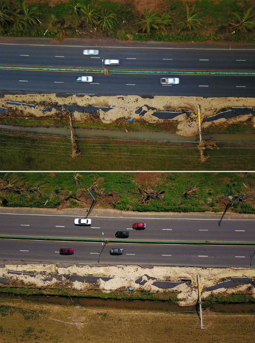 A un mes desde que el huracán atravesara Puerto Rico, el 81 por ciento de los clientes sigue sin electricidad y el agua limpia escasea.