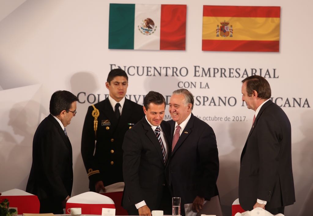 Peña Nieto dijo que los lazos entre México y España "son tantos, tan cercanos, tan afines y tan entrañables".