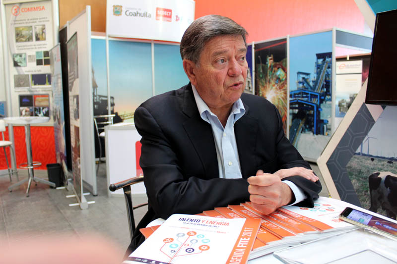 Rogelio Montemayor, presidente del Clúster de Energía Coahuila.