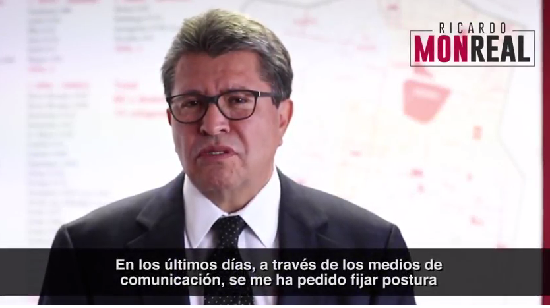 Imagen del ex gobernador de Zacatecas tomada del video que compartió en redes sociales.
