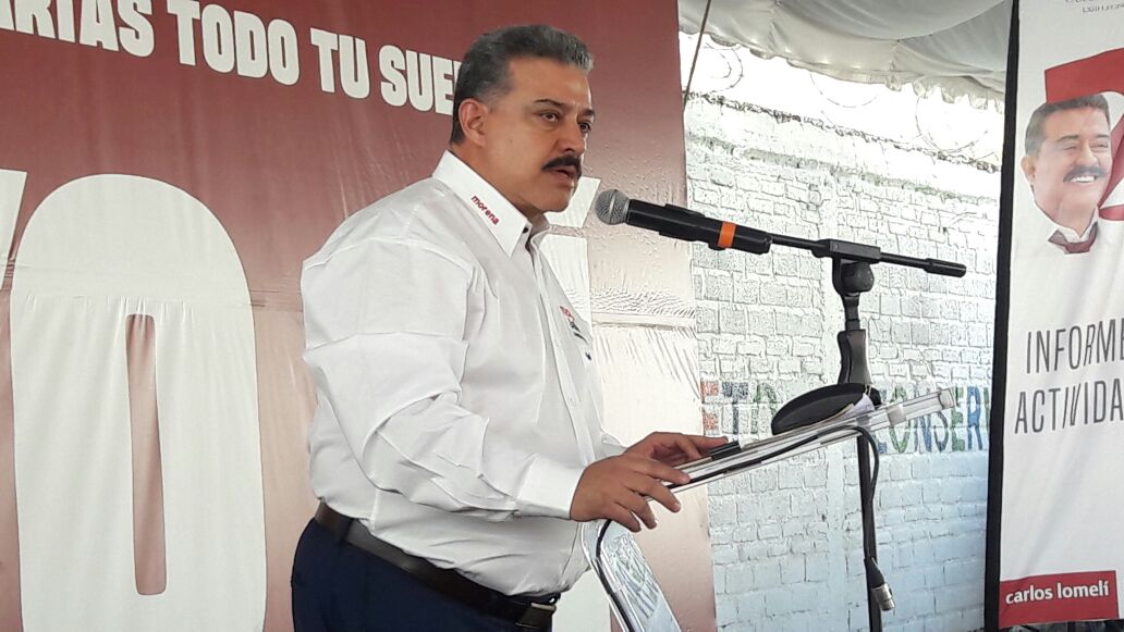El legislador federal de Morena por Jalisco, Carlos Lomelí, rindió su segundo informe de actividades en la Cámara de Diputados.