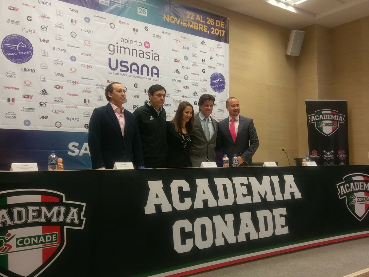 Presentan la séptima edición del Abierto de Gimnasia en la CdMx