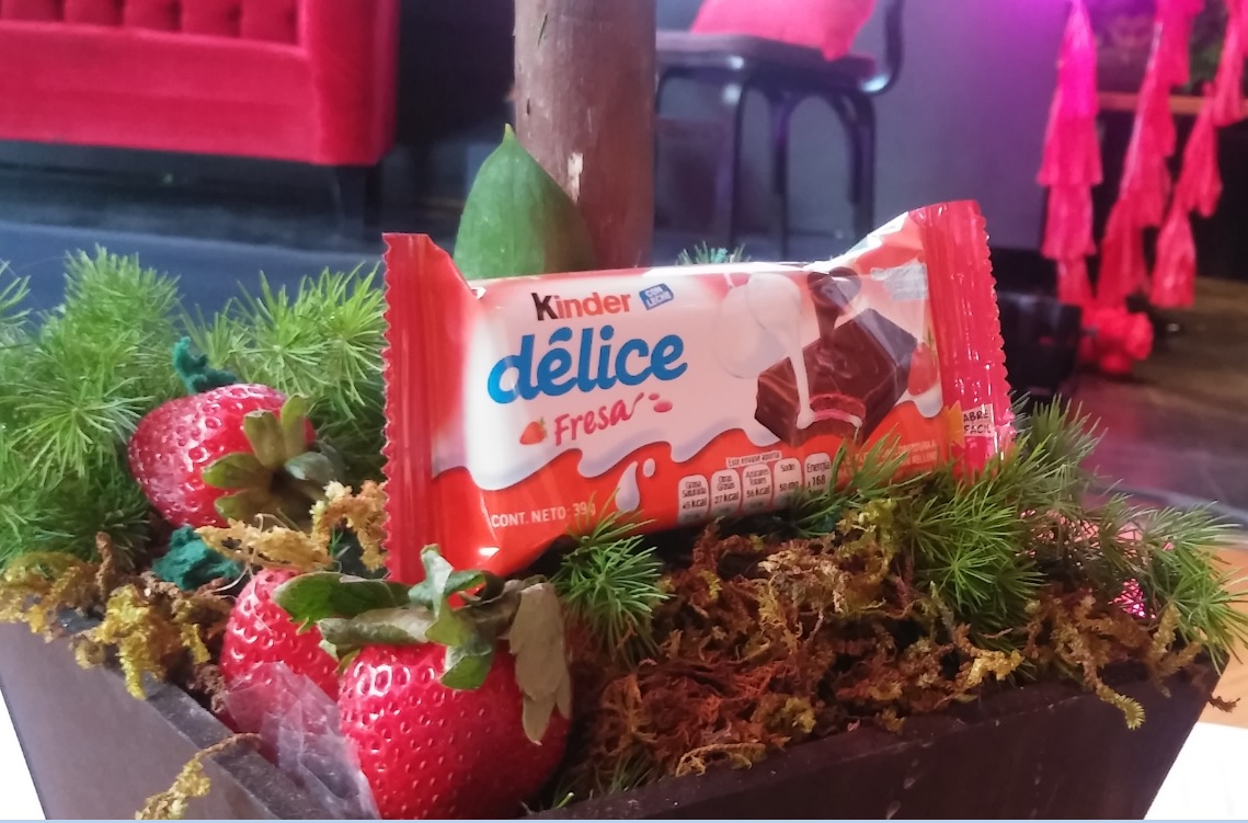Kinder Delice de fresa.