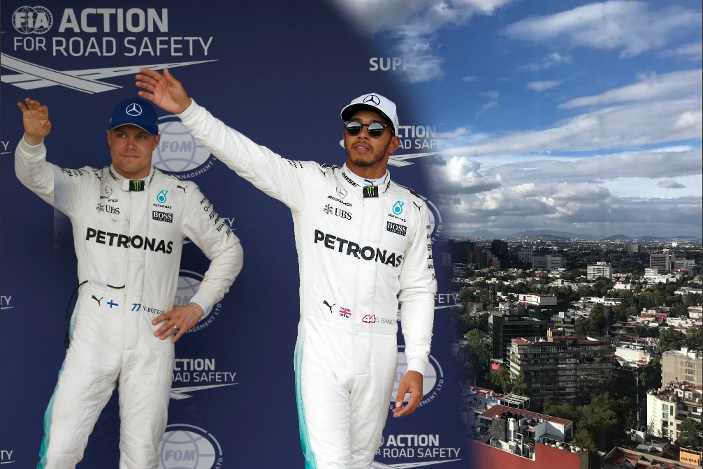 La escudería Mercedes ya llegó a la Ciudad de México