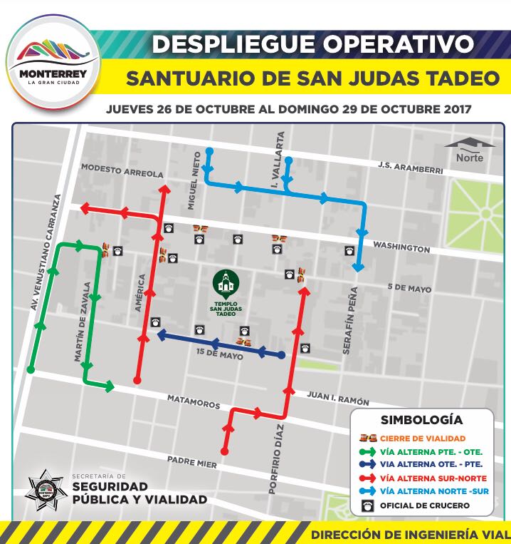 Se desplegarán a 30 oficiales de Tránsito que ayudarán a agilizar el tráfico. 