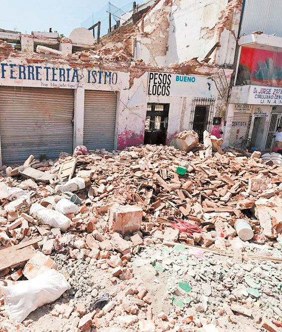 El comercio informal también resultó afectado. 