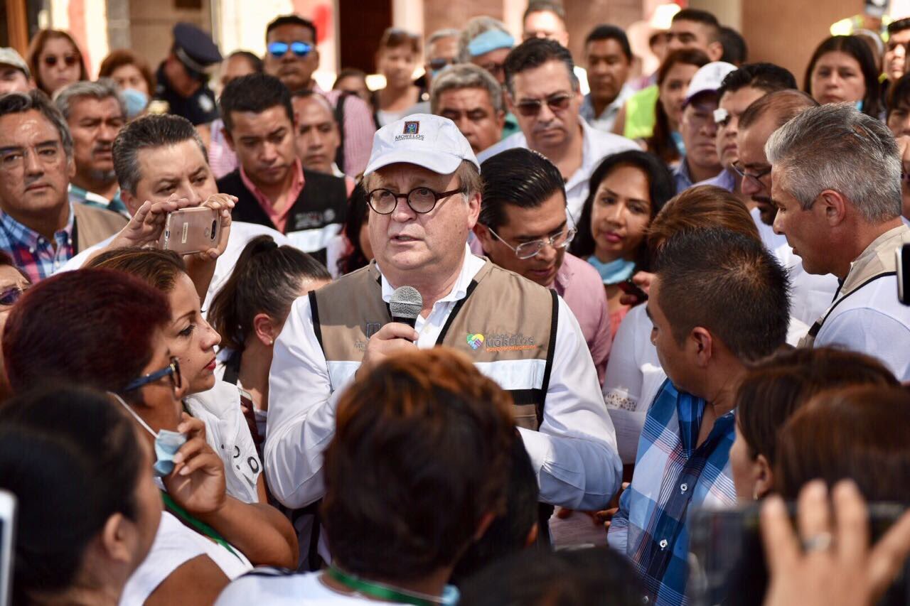 Graco Ramírez reconoció que las autoridades estaban concentradas en la cobertura del Popocatépetl y no en caso de un sismo.