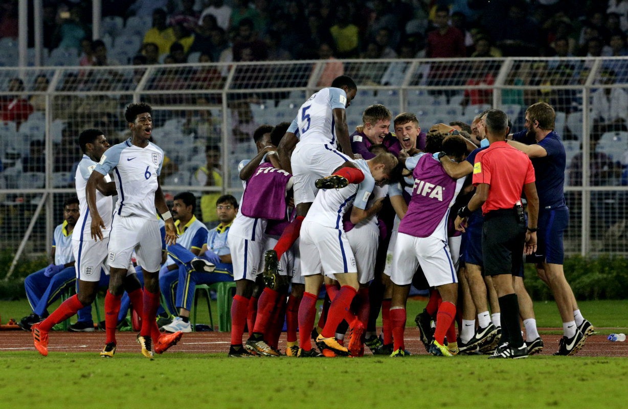 Inglaterra se impuso a Brasil y avanzó a la Final del Mundial Sub-17
