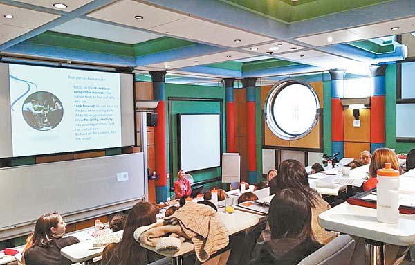 Una de las sesiones del curso Enterprise WISE. 
