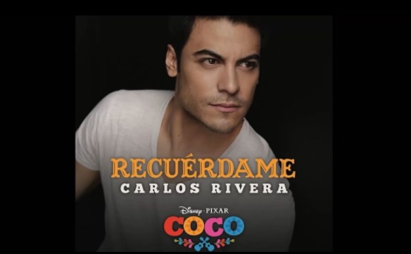 Ser parte de banda sonora de “Coco”, un sueño cumplido Carlos Rivera.