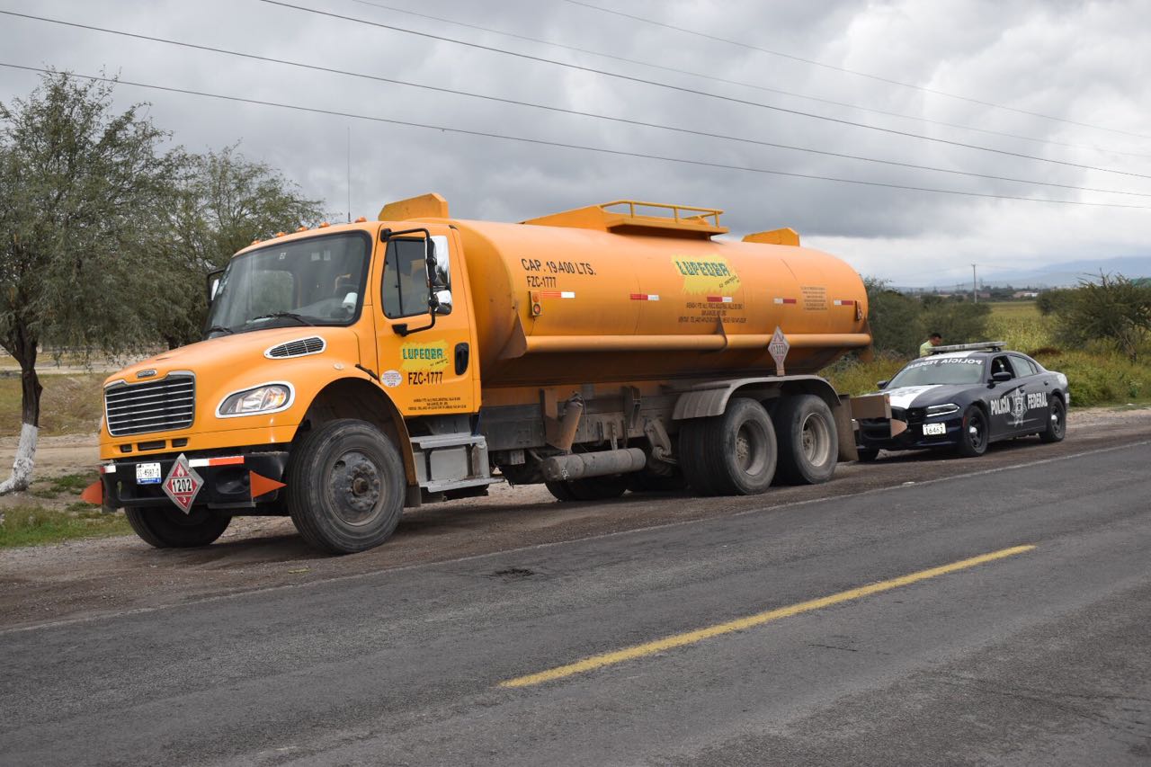 El camión unitario, transportaba 19 mil litros de hidrocarburo. 