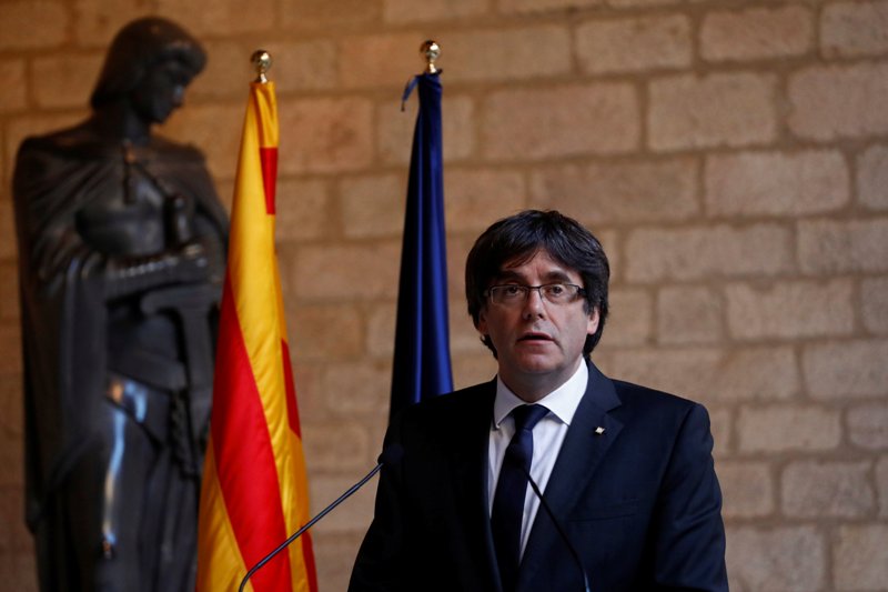Carles Puigdemont, presidente de la Generalitat.