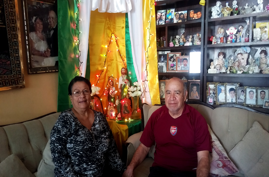 Guadalupe Parrilla Bernal desde hace 45 años mantiene la fe a San Judas Tadeo.