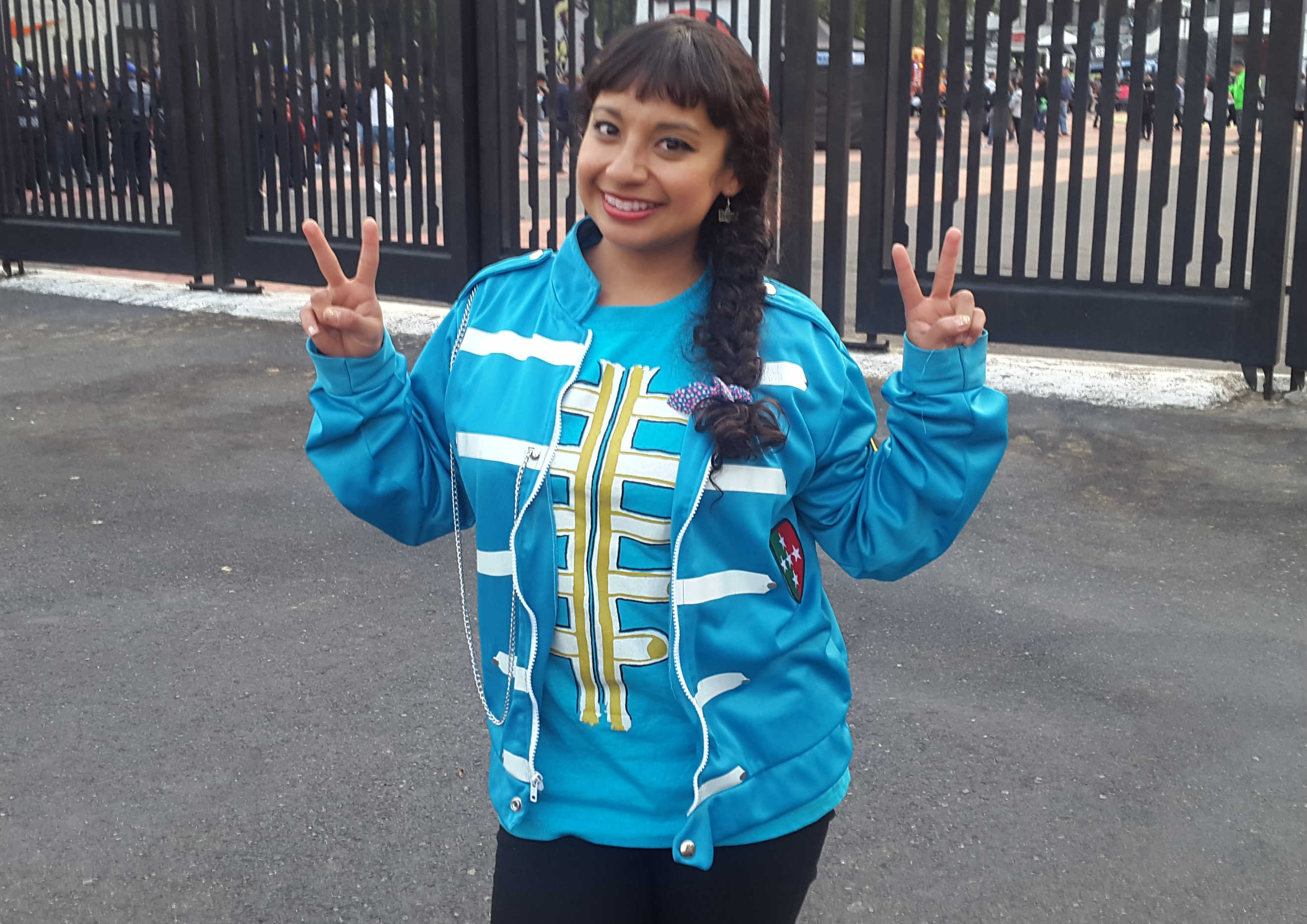 Estafan a fan para ver a Paul McCartney.
