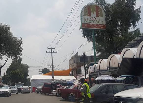 Mancera anunció que se invertirán 20 millones de pesos para reparar el mercado de San Gregorio tras el sismo.