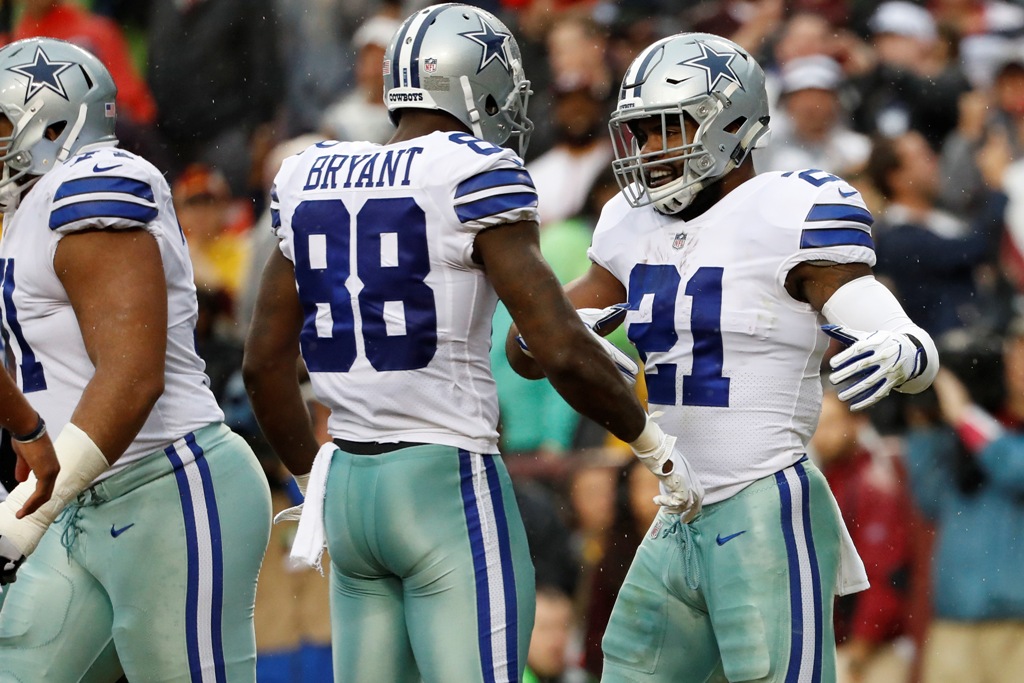Ezekiel Elliot y Dallas vencen a los Redskins