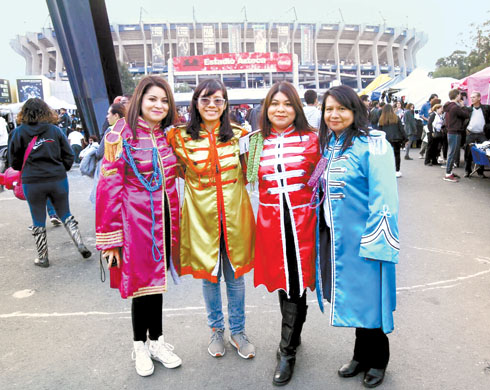 Fans recordaron viejas glorias. 