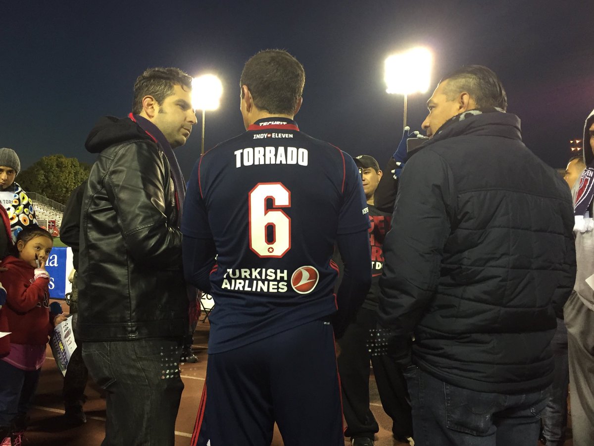 Gerardo Torrado en su último partido como profesional