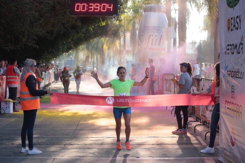 María Guadalupe Santana Marín obtuvo el triunfo en la rama femenil