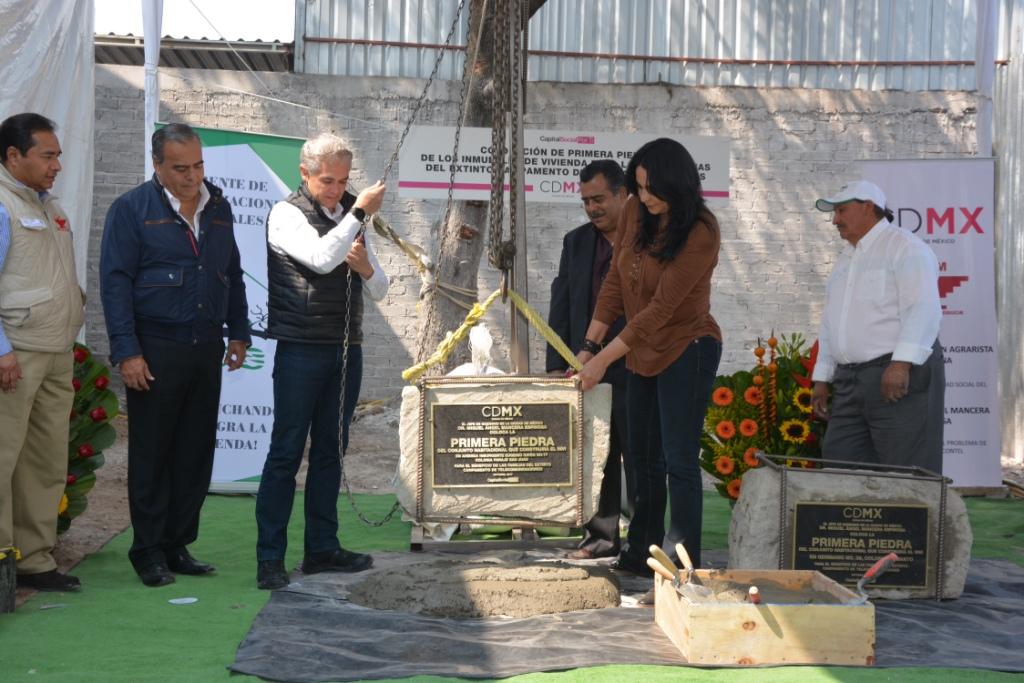 La construcción de los predios se realizará en Germania número 36, en la colonia Paraje San Juan Cerro, en un terreno de 2 mil 80 metros cuadrados.