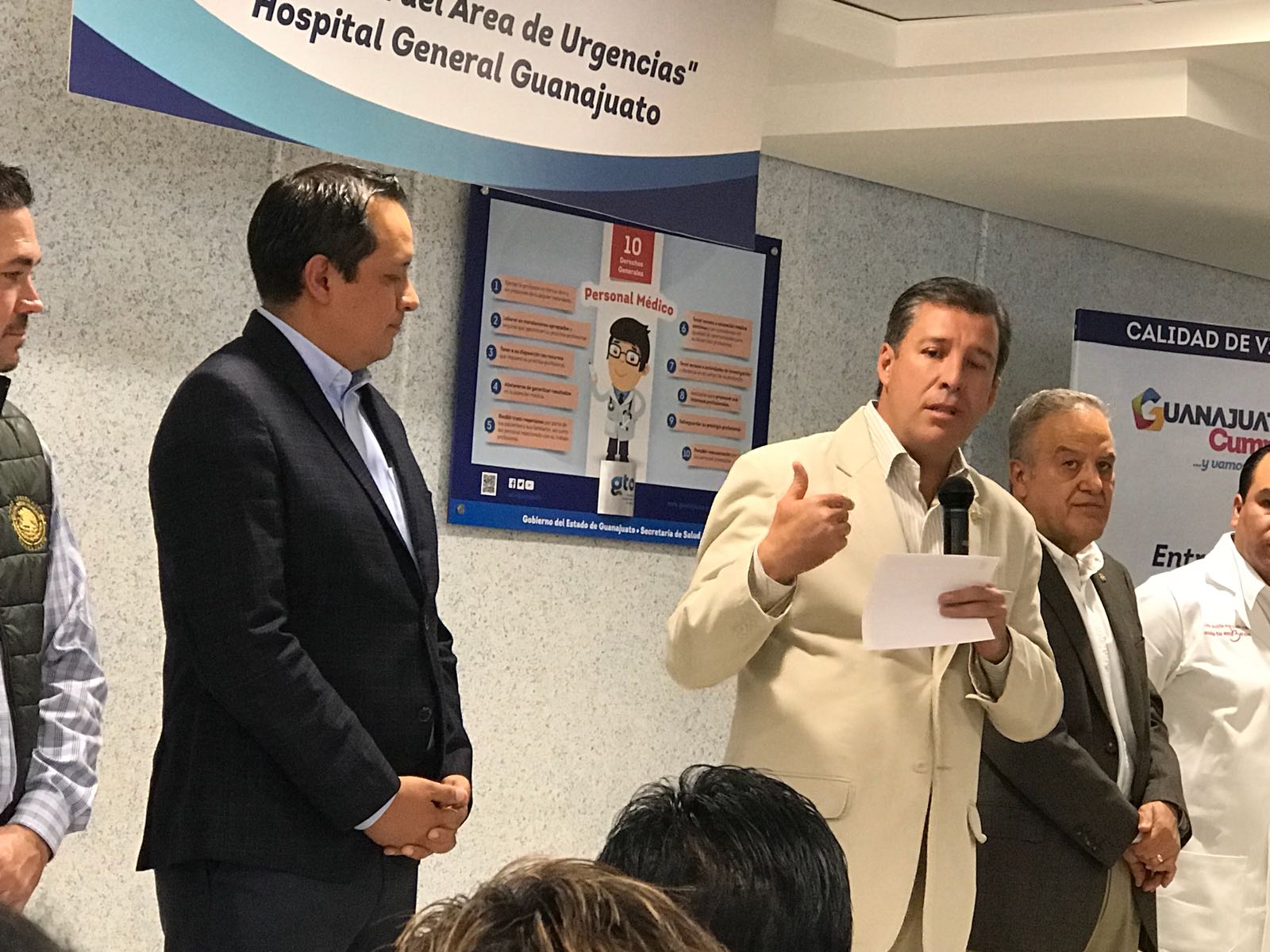 El gobernador Miguel Márquez Márquez. 