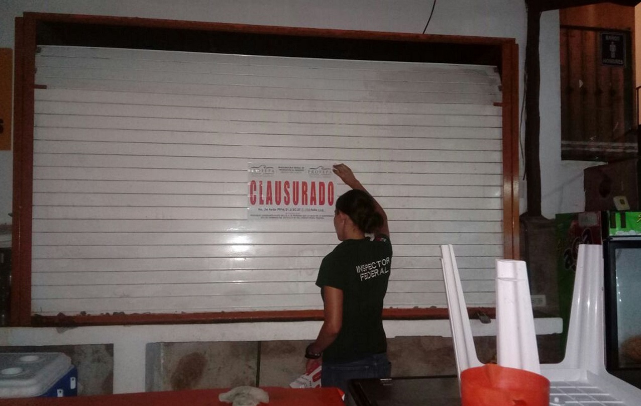 Se procedió a imponer como medida de seguridad la clausura total temporal del establecimiento