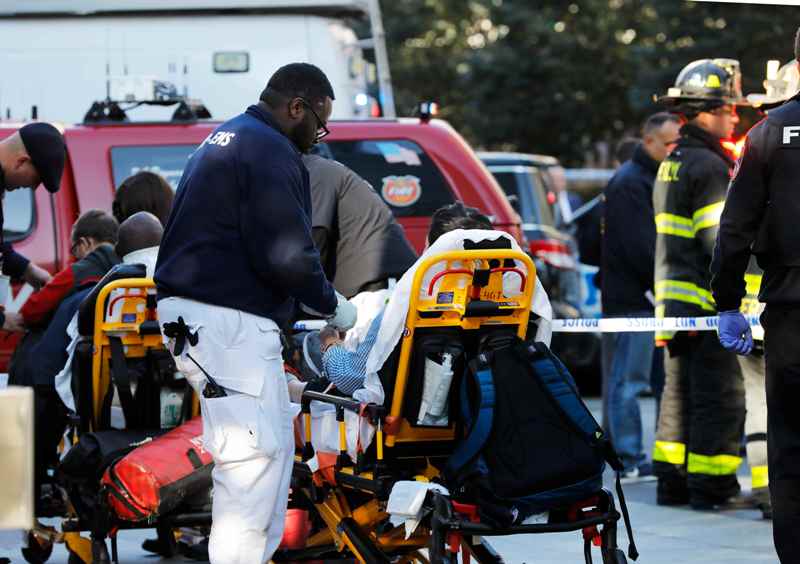 El ataque fue el primer acto vinculado al terrorismo en Nueva York desde la explosión de una bomba casera en septiembre de 2016 en Chelsea, que dejó 3