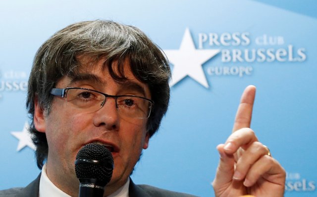 Carles Puigdemont, presidente de Cataluña.