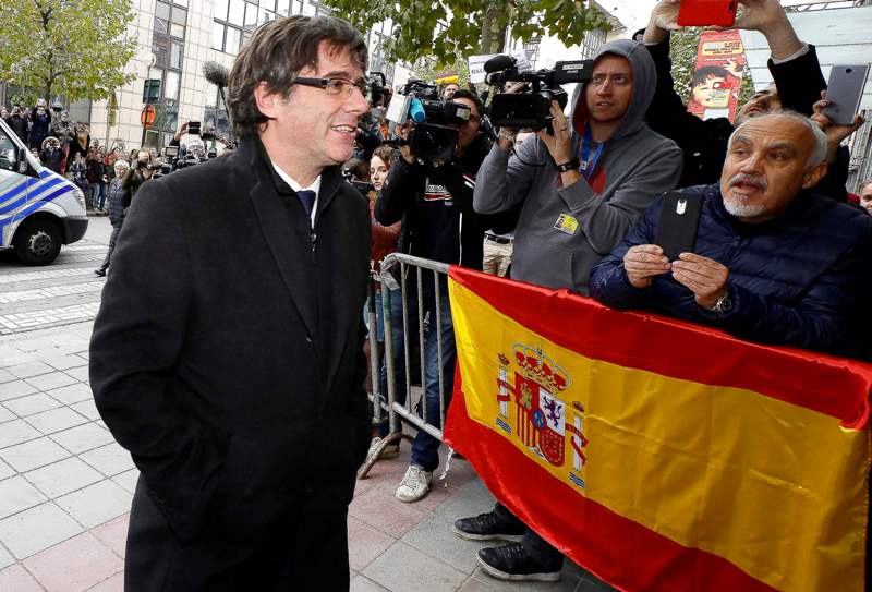 Carles Puigdemont, ex presidente de Cataluña.