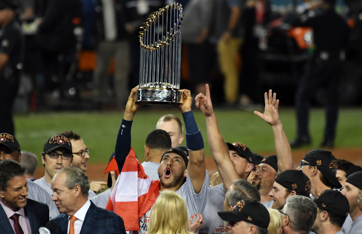 George Springer fue nombrado el Jugador Más Valioso de la Serie Mundial de las Grandes Ligas