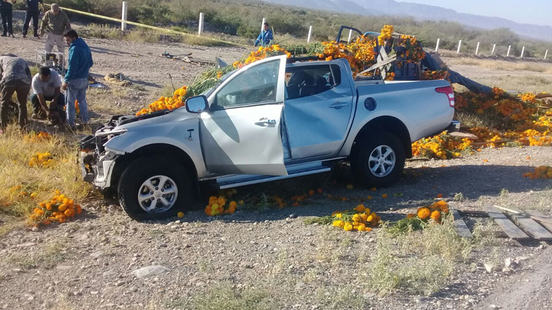 En el interior del vehículo se encontraron pertenencias a nombre de Herlindo Manuel Tolentino de 26 años.