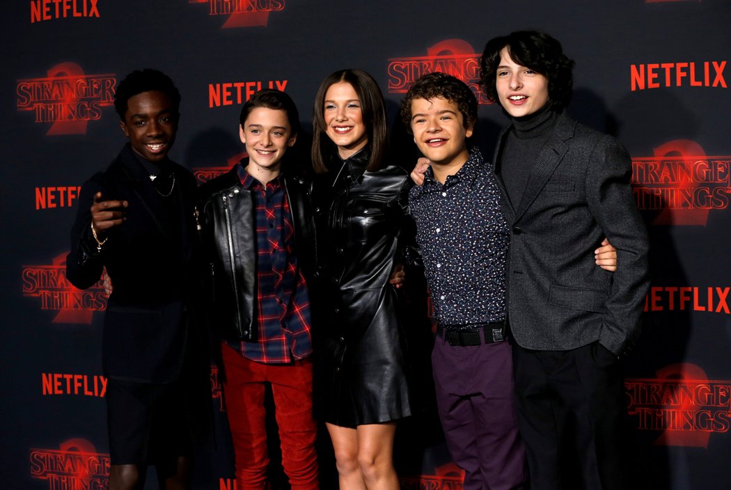 Los niños de 'Stranger Things' en la pemier de la segunda temporada el 26 de octubre en Los Ángeles. 
