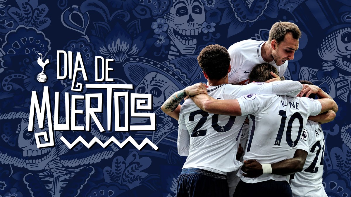Tottenham manda saludos de Día de Muertos para México