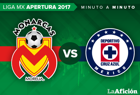 Morelia vs Cruz Azul; Liga MX, en vivo: MINUTO A MINUTO