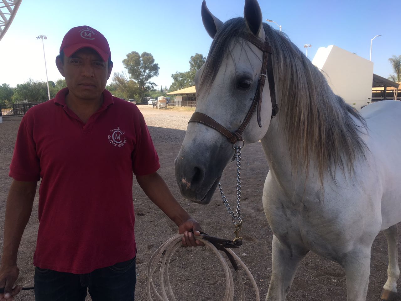 En Lienzo Charro tuvo exhibición de varias razas de  caballos. 