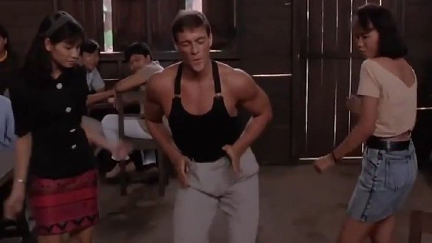 Jean-Claude van Damme causa furor en La Mole.