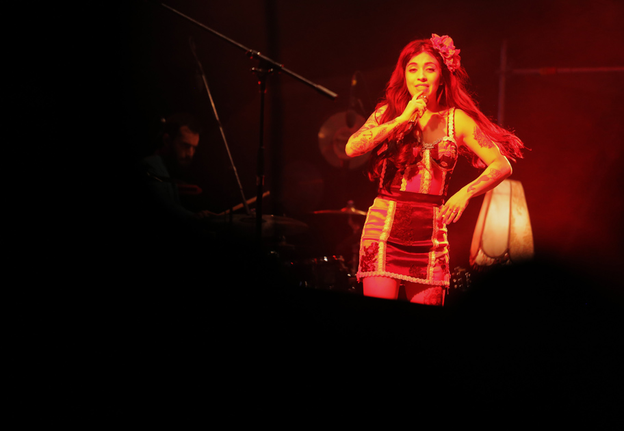 Mon Laferte fue la más esperada de la noche.