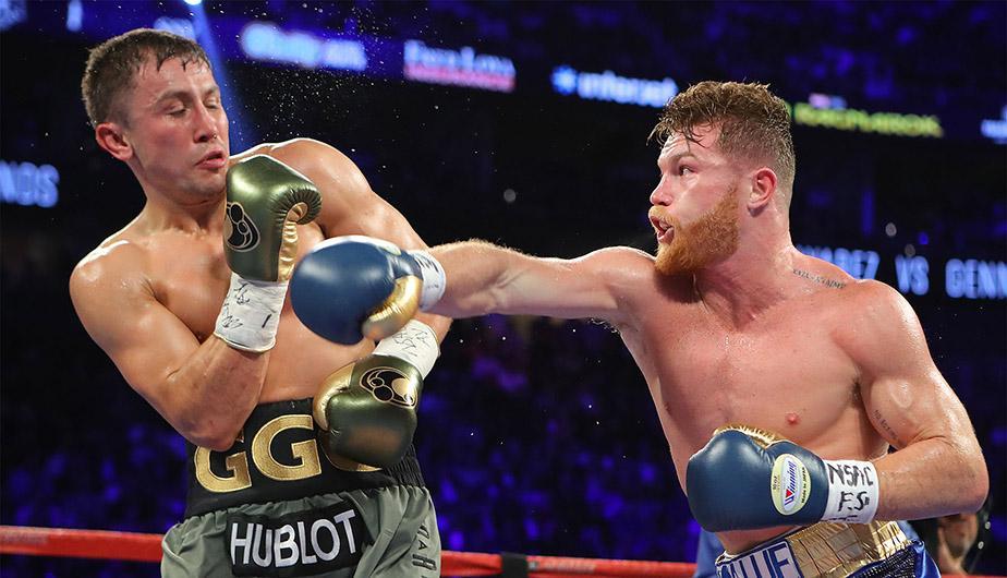 Canelo Álvarez y Gennady Golovkin 