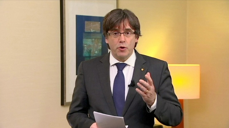 El presidente catalán destituido Carles Puigdemont.