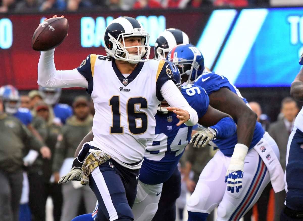 Jared Goff condujo a los Carneros al triunfo sobre los Gigantes