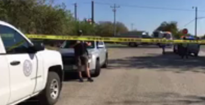 Medios locales reportaron que había muchas víctimas y que había una importante presencia policial en la iglesia de Sutherland Springs, a 48 kilómetros